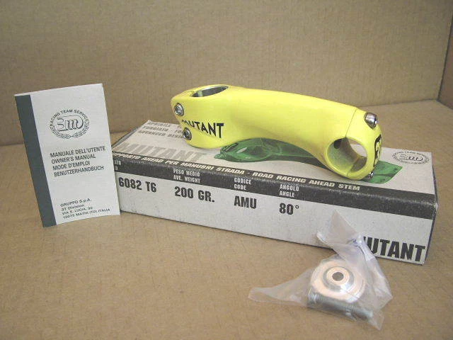 New-Old-Stock 3T Yellow Mutant Stem (25.8 mm / 26.0 mm clamp x 110 mm length) - Image 1 of 1