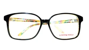 NEW ALAIN MIKLI ML1310 C001 BLACK PATTERN YELLOW AUTHENTIC EYEGLASSES 56-15-140 - Picture 1 of 10