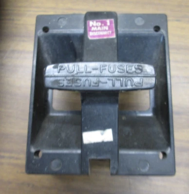 Caja de fusibles Square D M-224075 60 AMP fusibles principales portafusibles extraíble Foto 1 de 3