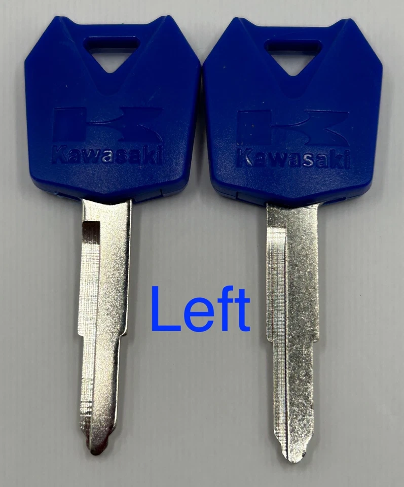 2 Key Blank Kawasaki 305 CSR Eliminator 125 GPZ 305 KL250 KL 250 600 KLR 250 650 - Image 1 of 1