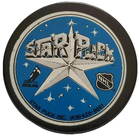 ST. LOUIS BLUES NHL BRETT HULL FADED LOGO STAR PUCK NHL NHLPA GENERAL TIRE 🇨🇦 Cover