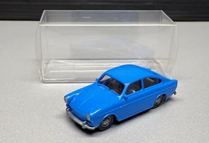 Volkswagen VW 1600 TL Schrägheck Oldtimer Coupe classic car blau Roco H0 1:87 - Picture 1 of 13