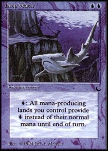 Deep Water ~ Near Mint The Dark MTG Magic UltimateMTG Blue Card - Image 1 of 1