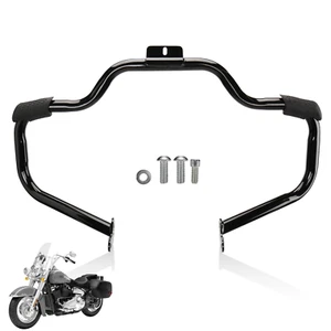 Barra de choque protectora de motor Bigote Highway para Harley Softail Slim Fatboy 2000-2017 - Imagen 1 de 10