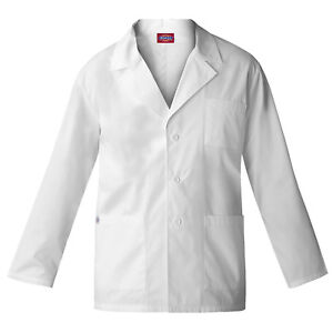 Dickies Women White Lab Coat 84401 28" Professional Consultation Sizes XS to 2XL