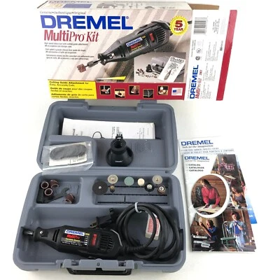 Dremel Multipro Model 395 Type 5 Variable Speed & Attachments Case Original Box - Image 1 of 4