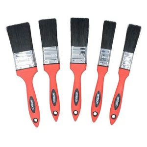 5pc Paint No Bristle Loss Brush Set Painters and Decorators Decorating Brushes - Picture 1 of 4