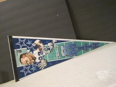 Emmitt Smith Dallas Cowboys NFL Wincraft Mudge 12 x 30 Sports Pennant - Image 1 of 4