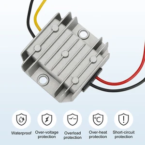WaterProof 20-60V to 12V 3-30A Step Down DC/DC Power Converter Regulator S1 - Picture 1 of 37