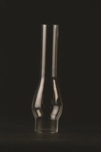 Clear Glass Rayo Lamp Chimney, Hurricane Globe 2 5/8 " Diameter Base x 12 " H - Picture 1 of 1