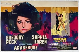 ARABESQUE (1966) SOPHIA LOREN / STANLEY DONEN - Belgian poster 14x21 - Picture 1 of 4