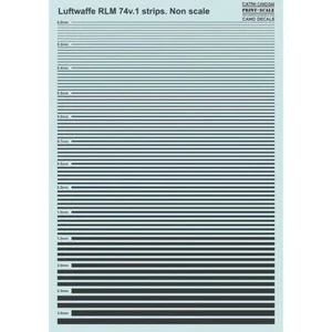 Decal for airplane Non scale Luftwaffe RLM 74v.1 strips Print Scale 044-camo - Picture 1 of 12
