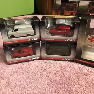 Corgi Trackside LT Set 4 London Transport Vehicles OO 1:76 Scale Ford Transit - Picture 1 of 11