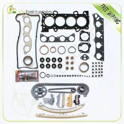 For 2007-2009 Honda CR-V Head gasket set Timing Chain Kit 2.4L GAS DOHC - Image 1 of 4