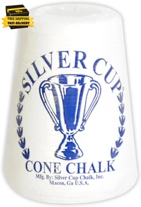 Cono de tiza de mano en polvo blanco talco calza para mesa de billar jugar al billar - Imagen 1 de 4