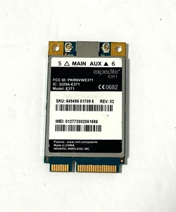 Original-Zubehör-Hersteller Novatel Expedite E371 LTE 3G 4G WWAN PCI Express-Karte - Bild 1 von 2