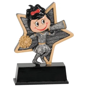 5" Little Pal Cheerleading Trophäe personalisiert kostenlos - Bild 1 von 2