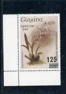 Guyana 1989 Orchids Flowers Scott# 2064 Mint NH - Picture 1 of 1