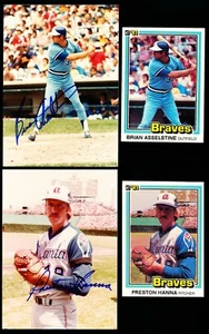 ORIGINAL ARTWORK 1981 Donruss Signed Brian Asselstine 3 1/2" X 5" Photo w/COA - Picture 1 of 1