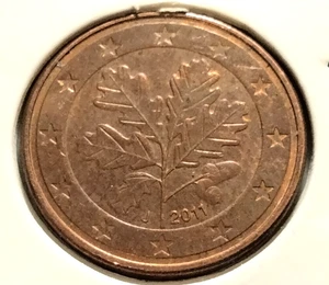 2011 J Germany 5 Euro Cent Coin - KM#209 - (IN#15498) Combined Shipping - Picture 1 of 4