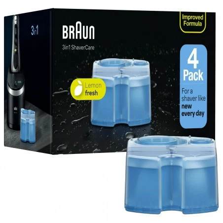 Braun Cartuccia di Ricambio Clean & Renew Confezione da 4 - Immagine 1 di 1