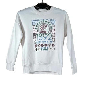 Abercrombie & Fitch 1892 New York World Tour Pullover Sweatshirt Kids 9/10 - Picture 1 of 9