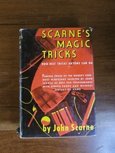 Magic Book Scarne's Magic Tricks By John Scarne 1958 - Imagen 1 de 6