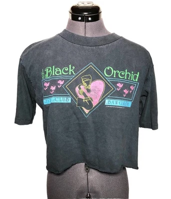 Camisa De Colección 1989 The Black Orchid Jazz Club Bangkok Oneita EE. UU. Puntada Única L Foto 1 de 4