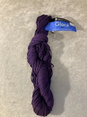 Cinta de hilo Berroco Glace color #2422 púrpura 100 % rayón 1,75 oz 75 yardas Foto 1 de 4