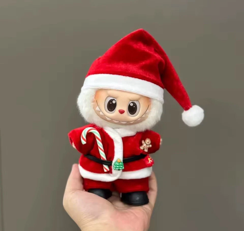 POP MART Happy Christmas Party Santa Dress Up With Boots For 17” NO DOLL In Uk Stk