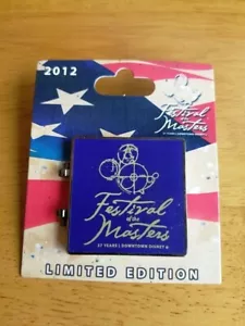 Offizieller Disney Pin - 2012 Festival of the Masters LE 750 Downtown Disney - Bild 1 von 2