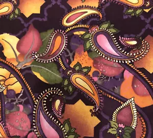Alundance by Jason Yenter In the Beginning Colorful Paisley Swirls BTFQ - Picture 1 of 9