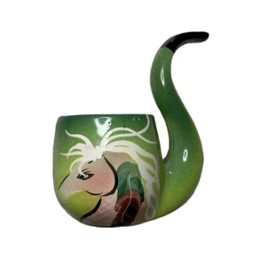 Maceta suculenta vintage con forma de pipa de caballo de cerámica de mediados de siglo SASCHA BRASTOFF - Imagen 1 de 6