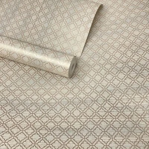 Paste The Wall - Grau, Kupfer, Silber & Gold Metallic Geometrische Formen Tapete - Bild 1 von 3