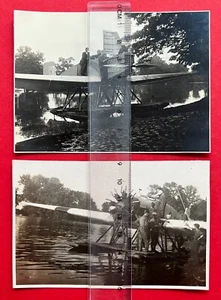 2 x Privat Foto JUNKERS Dessau 1926 Flugzeug Typ J33, J34 Kornhaus RAR ( F21479 - Bild 1 von 2