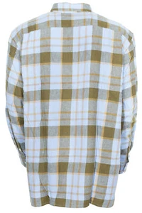 Levi `S JACKSON Obrero Relaxed Fit Camisa de Franela Casual Hombre Azul L XL XXL - Imagen 1 de 4