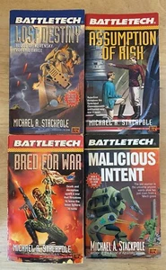 Battletech Stackpole Lost Destiny Risk Bred for War Malicious ROC 1st Printings - Bild 1 von 13