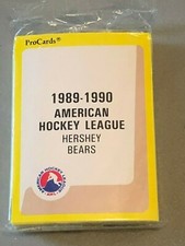 KK) 1989-90 PRO CARDS AHL HERSHEY BEARS TEAM SET American Hockey League Sealed