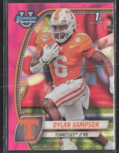 2024 Bowman University Chrome #69 Dylan Sampson rifrattore lava rosa - Foto 1 di 2