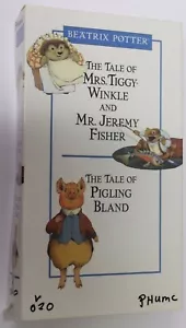 Die Geschichte von Mrs Tiggie Winkle & Mr Jeremy Fisher VHS-Kassette Ferkel langweilig - Bild 1 von 3