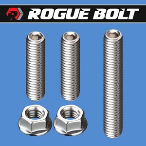 SBC BBC THERMOSTAT HOUSING STUD KIT BOLTS STAINLESS KIT SMALL BIG BLOCK CHEVY GM - Bild 1 von 1