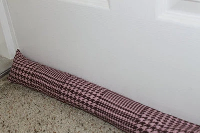 Door draft stopper, window door snake, draft stoppers cover UNFILLED. Foto 1 de 4