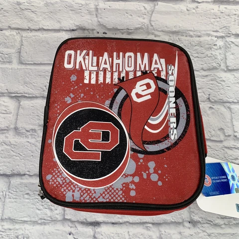 NCAA University of Oklahoma Sooners Insulated Lunch Bag NWT Cover