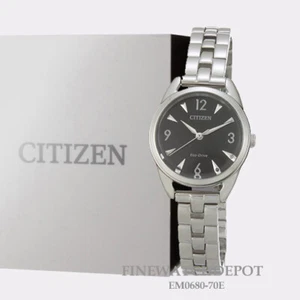 Authentic Citizen Eco-Drive Women's "Drive"Silver Tone Watch EM0680-70E - Picture 1 of 1