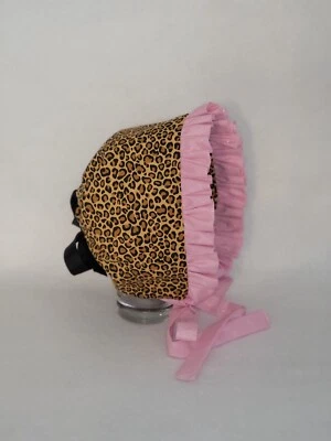 Rosa Brillo y Guepardo/Gorro de Bebé/Sombrero de Bebé/Sombrero para el Sol Foto 1 de 2