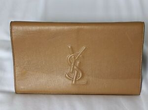 YSL Belle De Jour Clutch Bag  Smooth Beige Leather RRP £700 Genuine. 