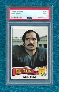 1975 TOPPS #184 MEL TOM PSA 9 MINT POP 44 ONLY 13 HIGHER BEARS MARYKNOLL HAWAII - Bild 1 von 1