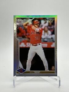 2022 Topps X Bobby Witt Jr. Crown Collection Mike Trout #22 Silver Foil /99