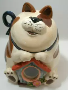 Seltene Keksdose Katzen- und Vogelhausmotiv Vintage - Bild 1 von 12