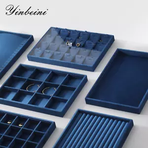 Yinbeini Ring Earrings Bracelet Necklace Display Storage Tray Jewelry Organizer - Picture 1 of 61